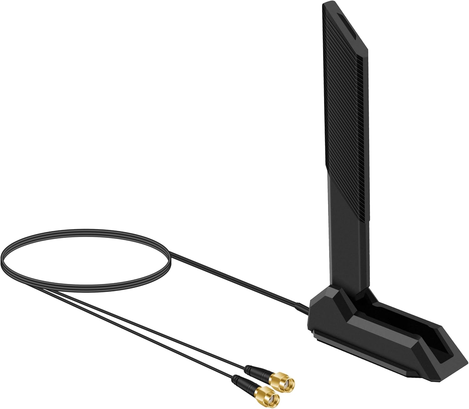 External WiFi 6 6E Tri-Band Antenna 6GHz 5.8GHz 2.4GHz Magnetic Base Replacement Antenna for PC Desktop Computer Asus Rog Strix Gigabyte Aorus Gaming WiFi Motherboard Card, Slinkdsco