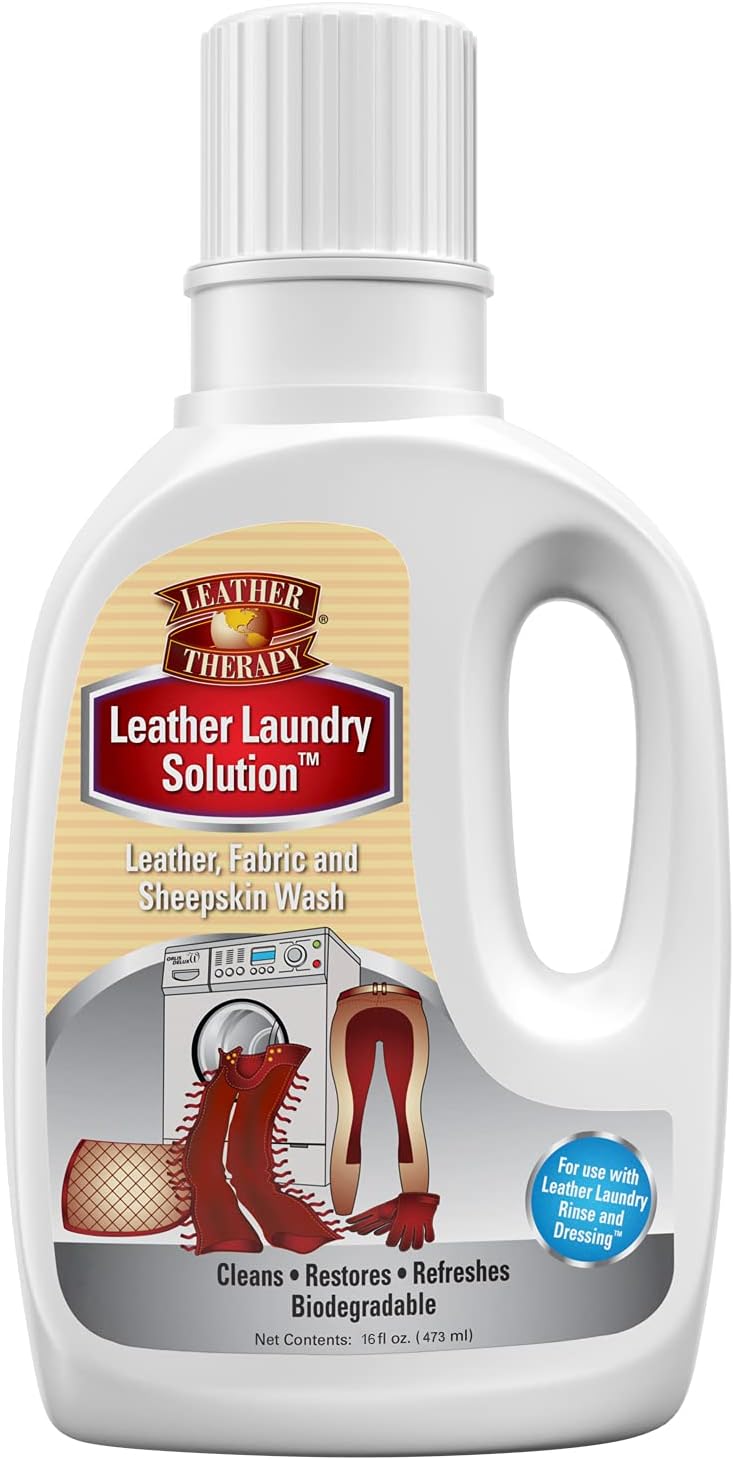 Laundry Solution, Gentle Machine Wash Detergent Alternative for Leather, Natural Fleece & Sheepskin, 16oz