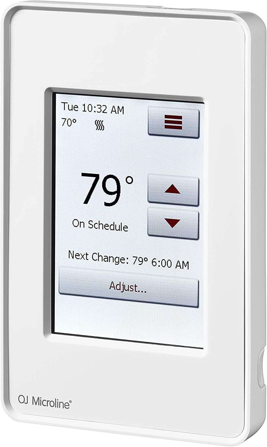 Touchscreen Programmable Thermostat with Floor Sensor FloorLace FIT – Electric in-Floor Heating