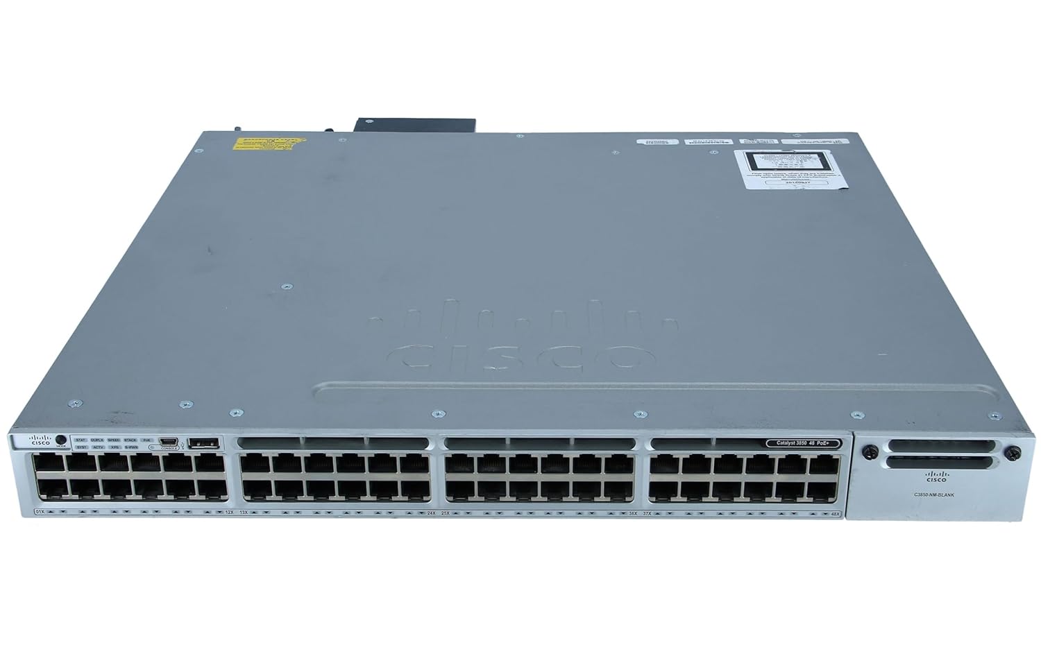 Cisco WS-C3850-48F-L 48 Port PoE+ Gigabit Ethernet Switch (Renewed)