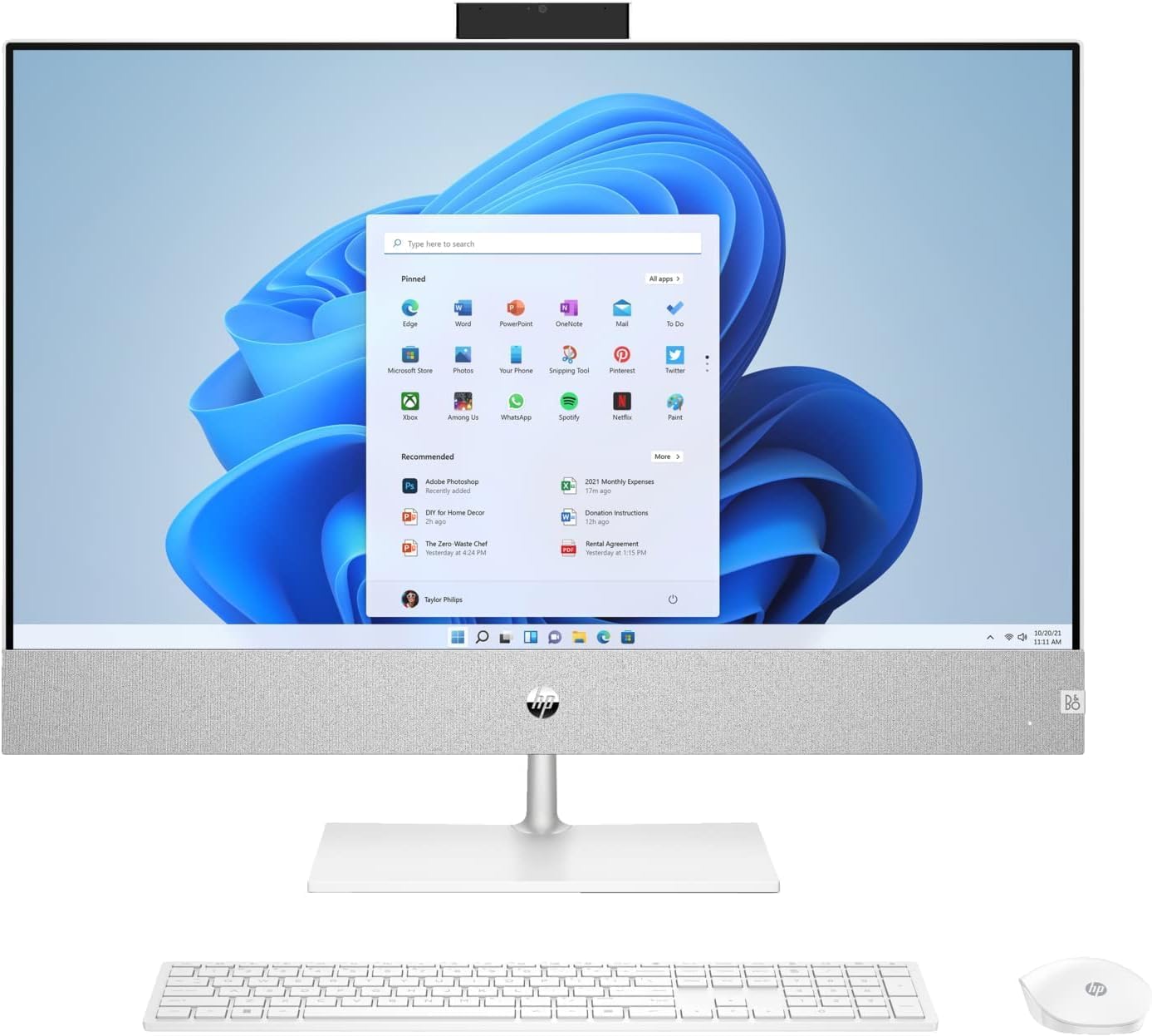 HP Pavilion 27 All-in-One Desktop 6TB Storage + SSD 64GB RAM Win 11 Pro (Intel Core 14th Generation i9-14900K Processor – 3.00GHz Turbo Boost to 6.00GHz, 27-inch FullHD) PC Computer, White