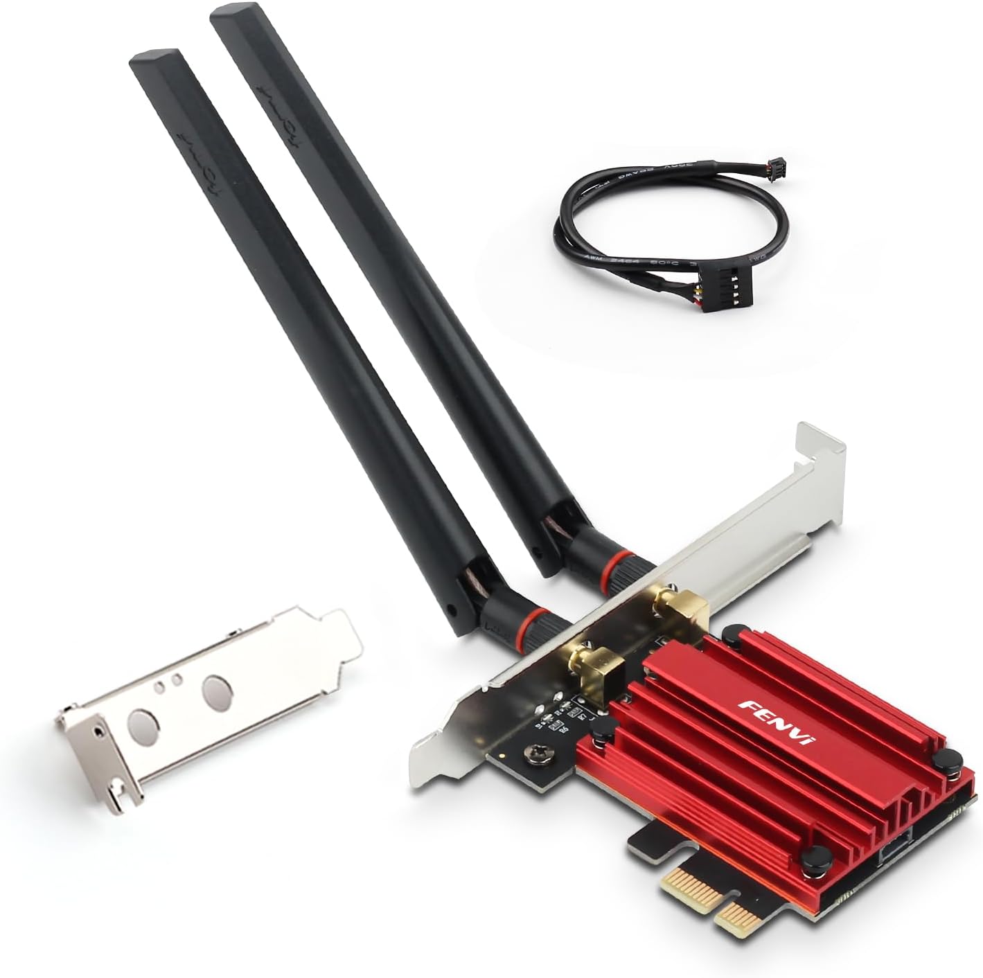 PCI-E WiFi 7 Gaming Card 8800Mbps with Chipset (BE200NGW) BT5.4 Tri-Band WiFi 7th 802.11BE Wireless Network Adapter for Desktop PC Windows 11/10 Not Compatible with AMD Motherboards