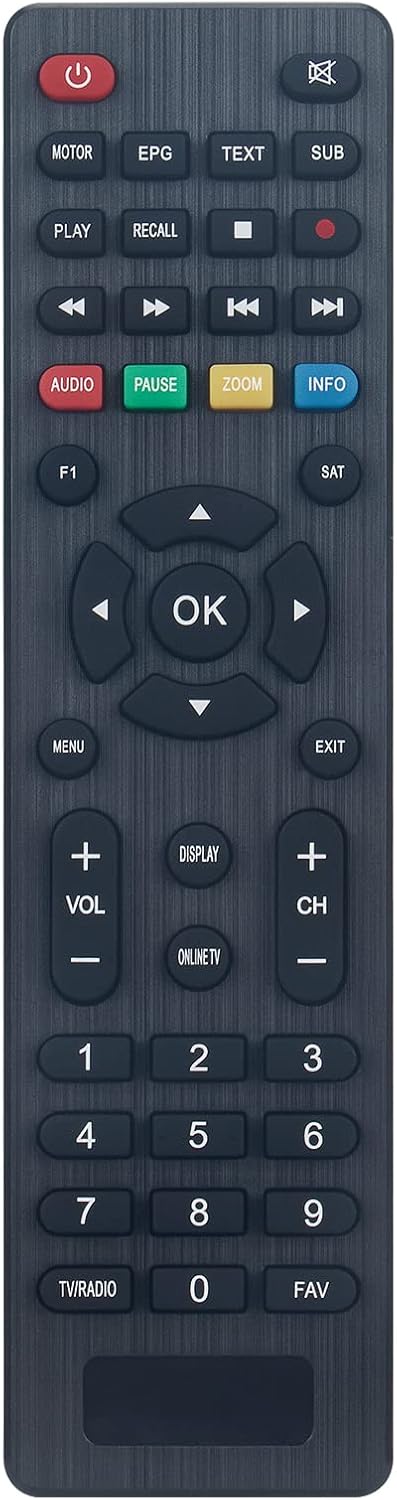 Beyution Replace Remote Control Fit for A9700 Plus, 6500 A1600 Plus A8000, A8500,A9000 Plus,A9700,ZEED222,ZEED333,ZEED 4,ZEED 5,X2200, X25000, X50000, X60000 IPTV Set Top Box TV Receiver