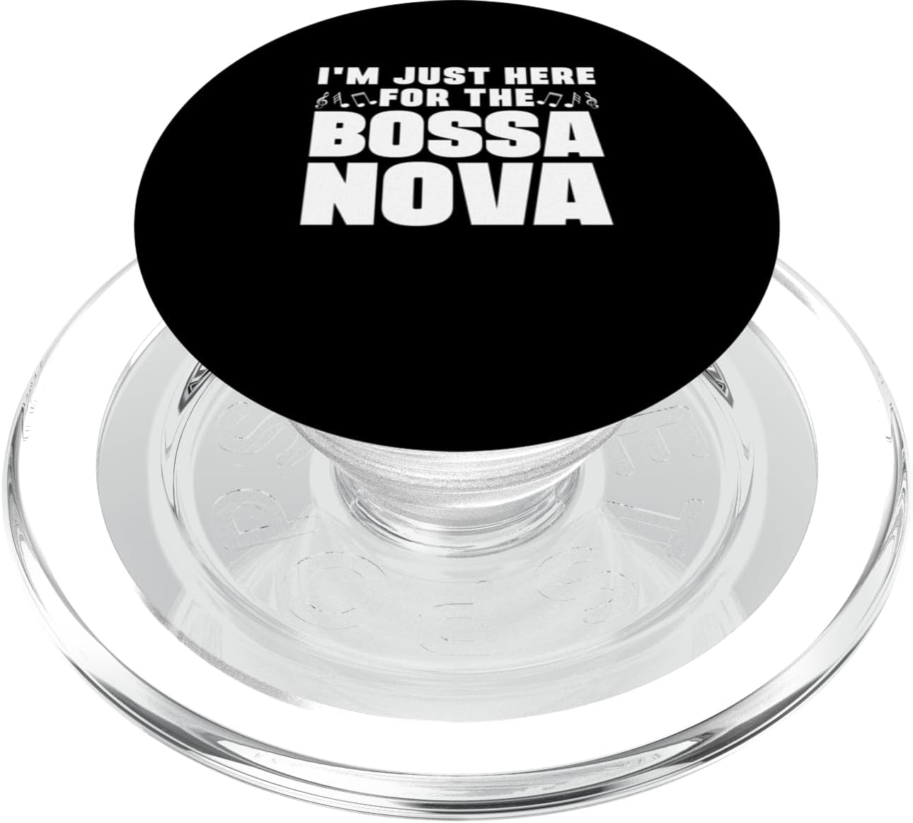 I’m Just Here For The Bossa Nova Samba Latin Music Jazz PopSockets PopGrip for MagSafe