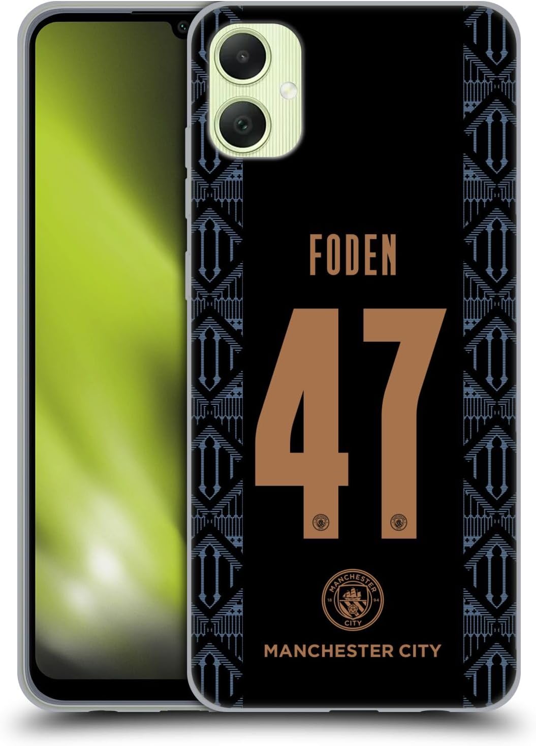 Head Case Designs Officially Licensed Manchester City Man City FC Phil Foden 2020/21 Players Away Kit Group 2 Soft Gel Case Compatible with Samsung Galaxy A05