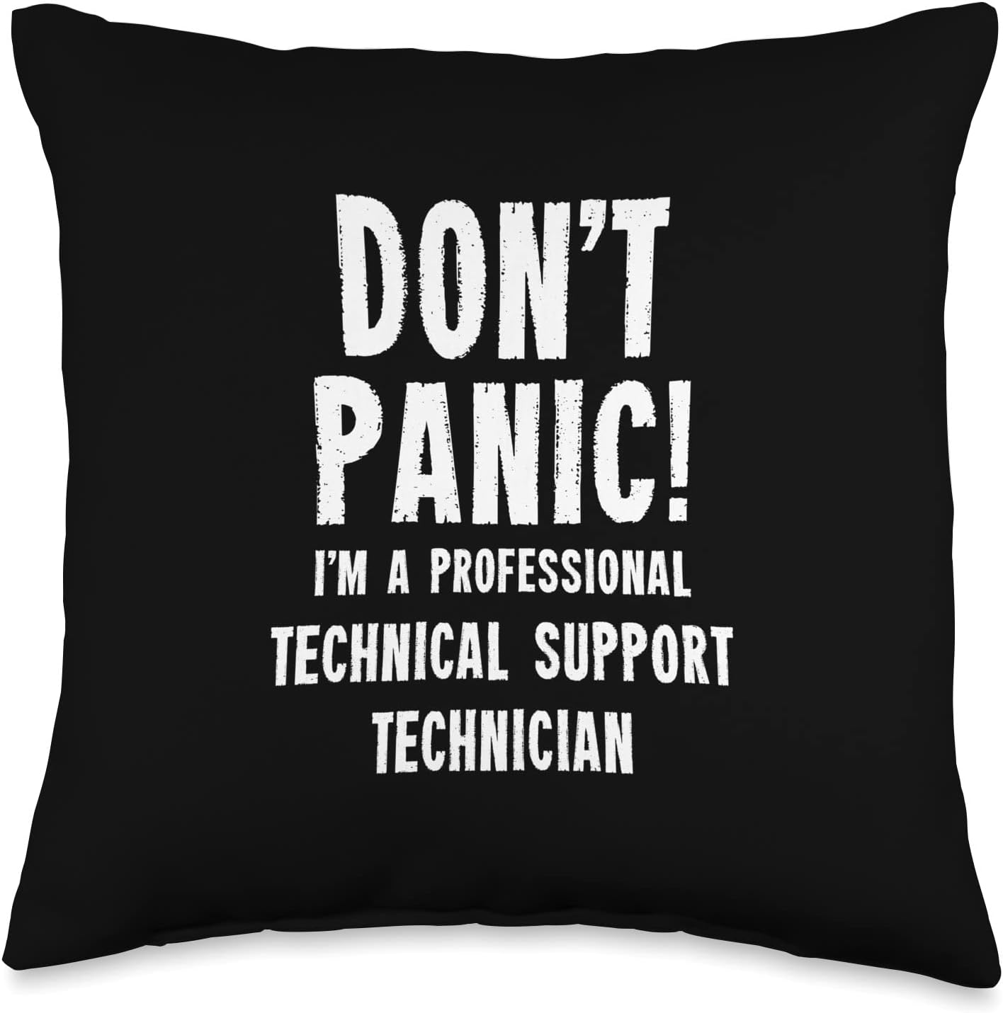 IT Tech Support Team Gifts & T-Shirts Technical Support Technician Throw Pillow, 16×16, Multicolor