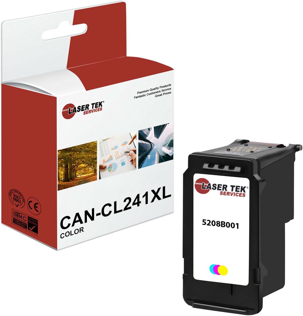 Laser Tek Services Compatible Ink Cartridge Replacement for CL246XL 8280B001AA High Yield Works with Canon Pixma iP2820 MG2420 MG2520 MG2920, MX492 Printers (Tri-Color, 1 Pack)- 300 Pages