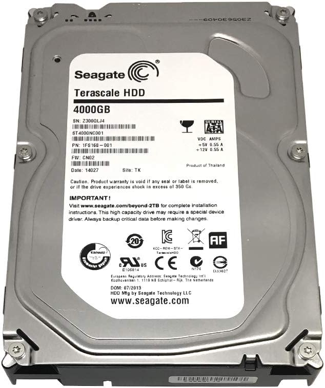 Seagate ST4000NC001 4TB 5900RPM 64MB CACHE SATA / TERASCALE CLOUD DRIVE