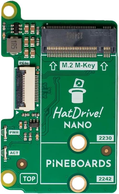 HatDrive! Nano NVMe 2230, 2242 GEN 3 SSD for Raspberry Pi 5