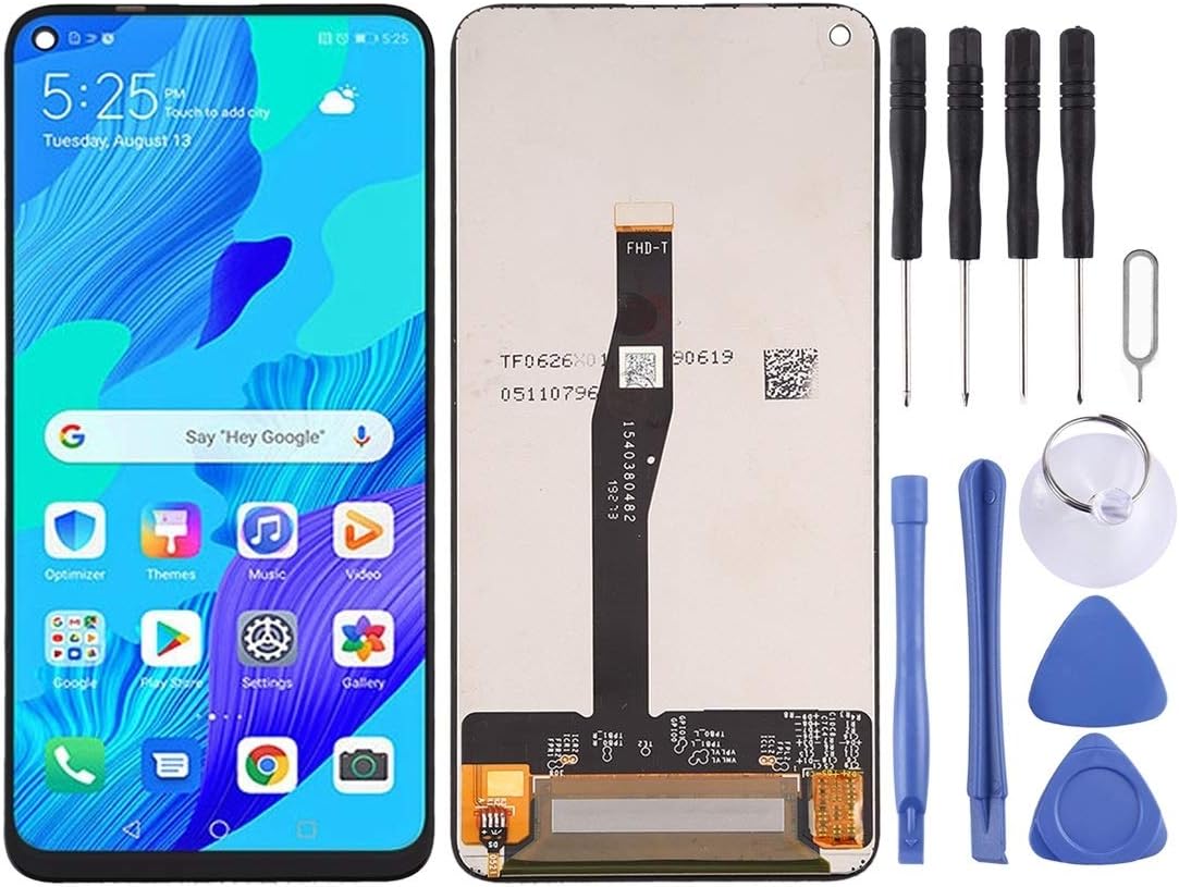 Repair Replacement Parts LCD Screen and Digitizer Full Assembly for Huawei Nova 5T / YAL-L21 / TAL-L61 / YAL-L71 / YAL-L61D Parts (Color : Black)