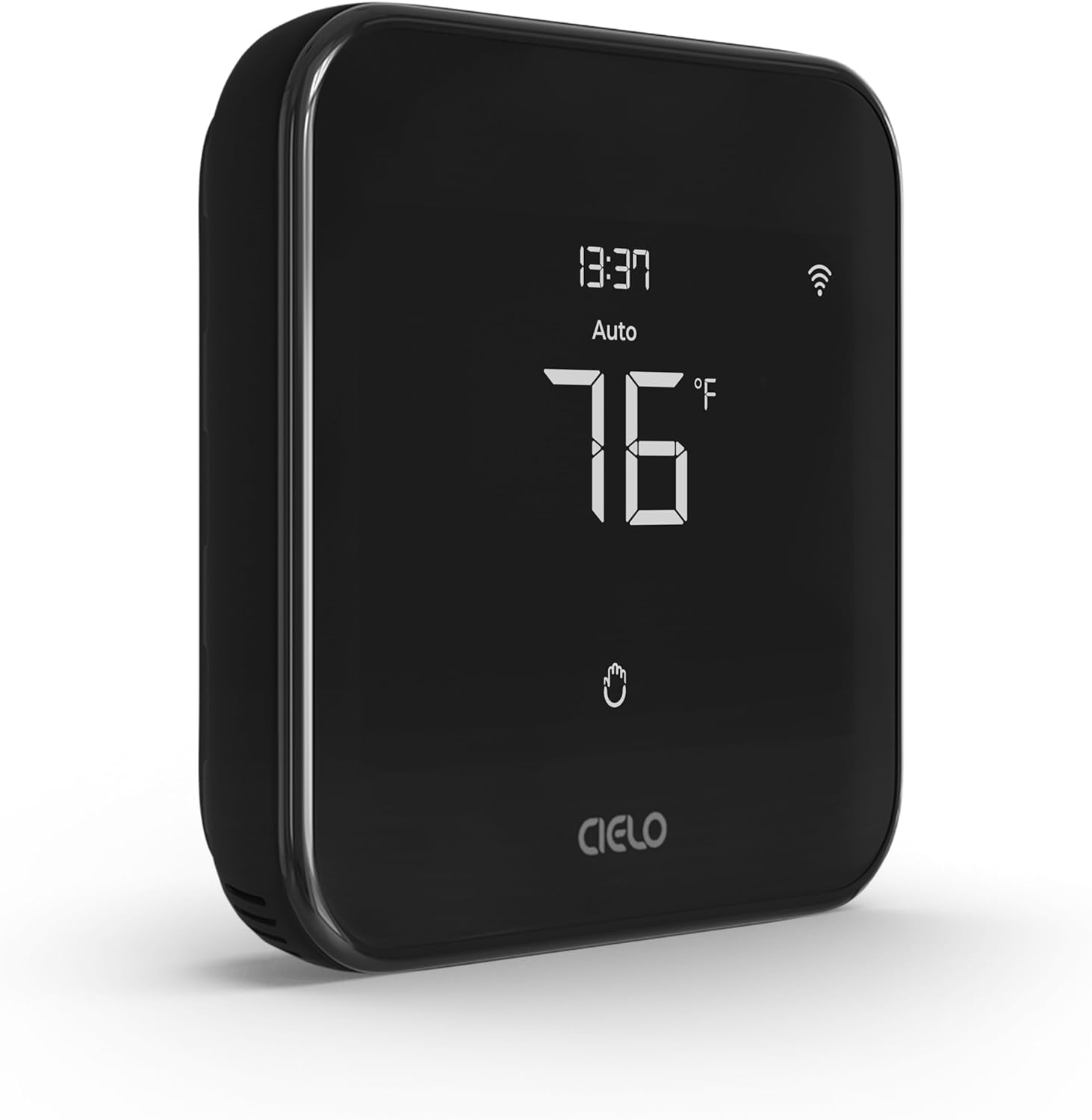 Cielo Smart Thermostat Eco | Supports Conventional Systems up to (2H/2C) & Heat Pumps (4H/2C) | Free C-Wire Adapter | Alexa, Google, Siri Shortcuts, SmartThings, IFTTT | DIY Installation (Black)