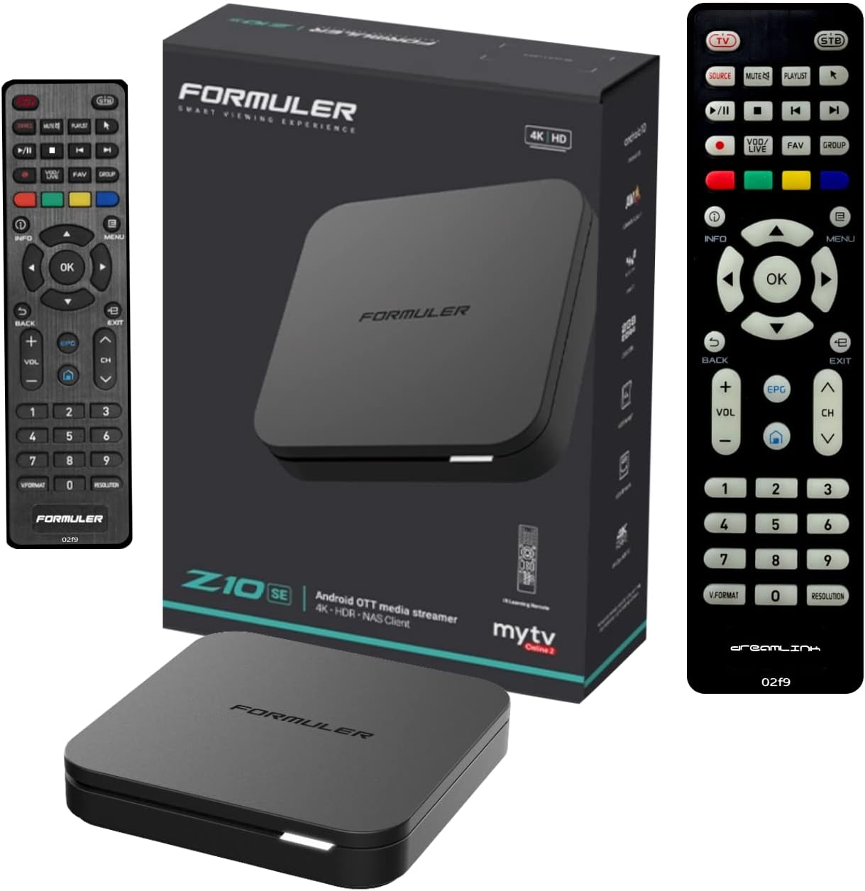 Formuler Z10 SE Andriod 10 Affordable Android Set Top Box 2 GB Ram DDR4 RAM 4K Bonus Dreamlink Luminous Remote