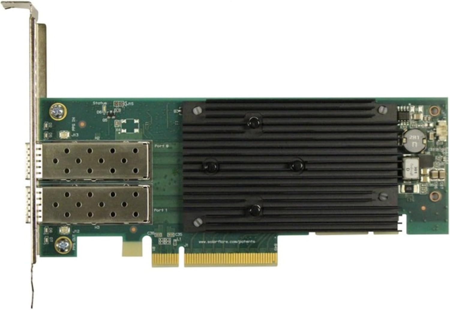 Lenovo – 4XC7A62581 – Lenovo ThinkSystem Solarflare X2522-Plus 10/25GbE SFP28 Ethernet Adapter – PCI Express 3.1 x8 – 3.13 GB/s Data Transfer Rate – 2 Port(s) – Optical Fiber – 25GBase-X – SFP28 –