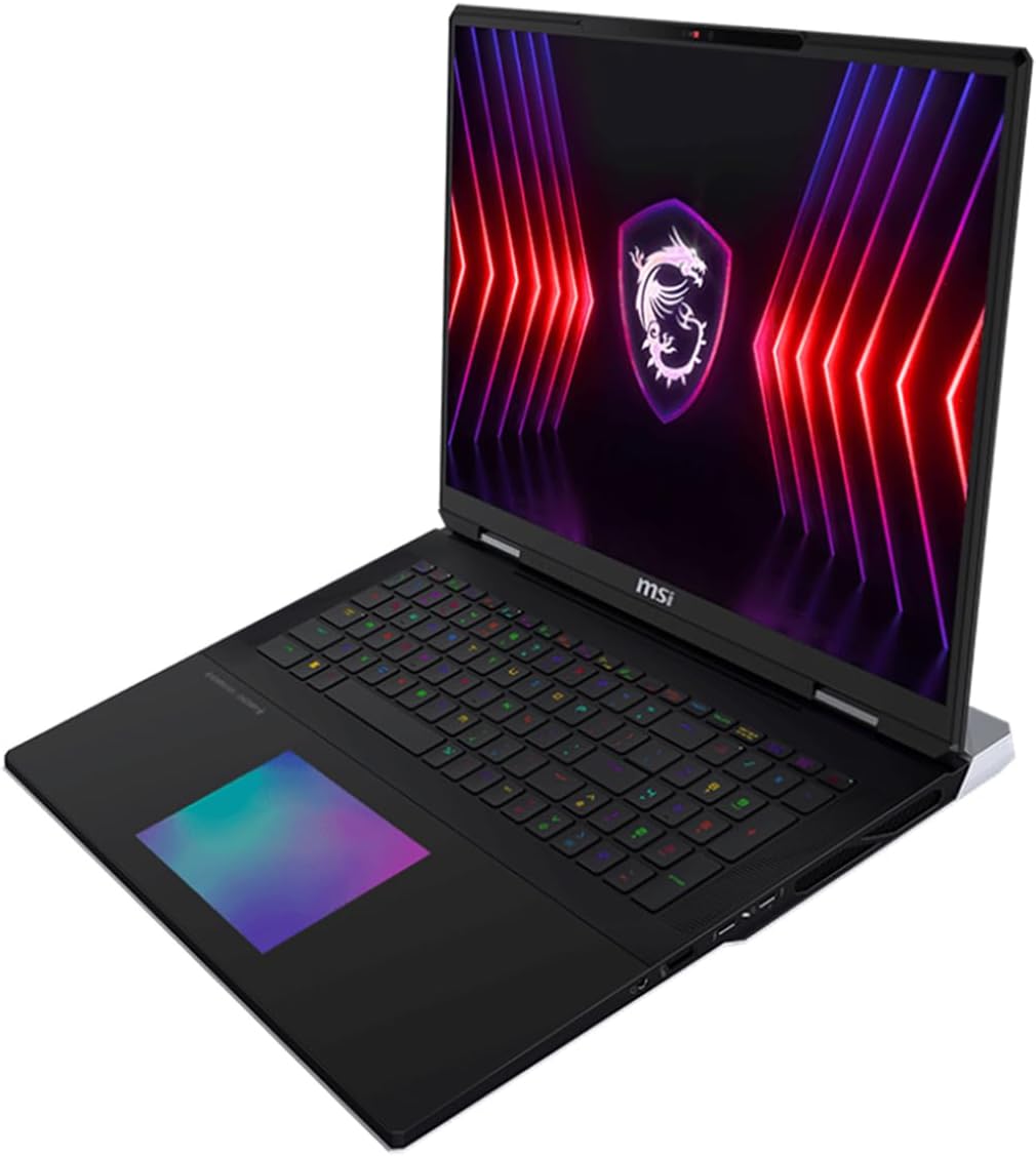 MSI Titan 18 HX A14VIG-088US 18″ 4K Ultra HD+ 120Hz Gaming Laptop, Intel Core i9-14900HX 2.2GHz, 64GB RAM, 4TB SSD, NVIDIA GeForce RTX 4090 16GB, Windows 11 Pro, Core Black