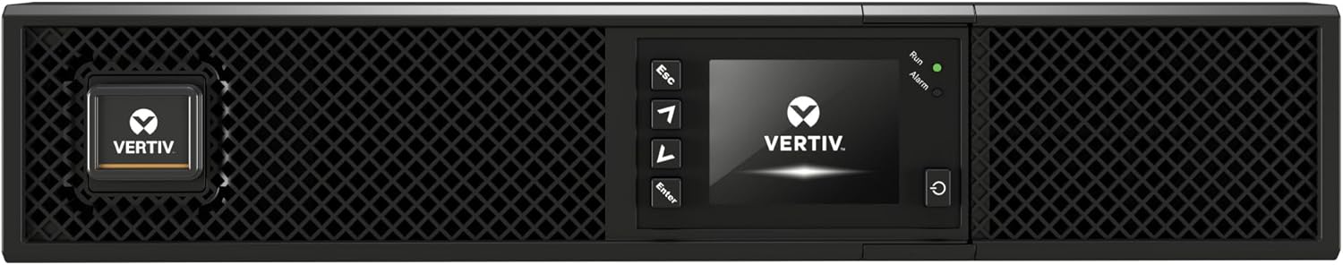 Vertiv Liebert GXT5 UPS – 2000VA/1800W 120V, Online Double Conversion, 2U Rack/Tower, Energy Star Certified, Lead Acid, Sine Wave, Battery Backup, 0.9 Power Factor, Colored LCD (GXT5-2000LVRT2UXL)