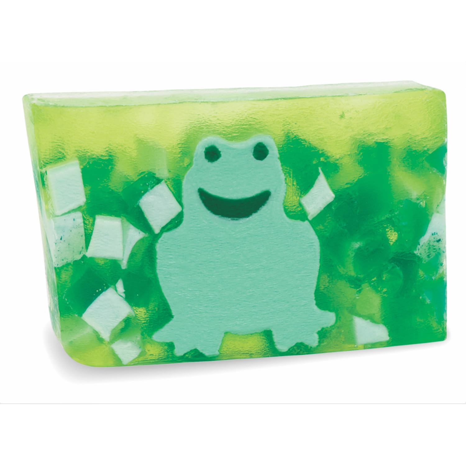 Primal Elements Glycerin Bar Soap | Helps All Skin Types, Sensitive, Oily & Dry Skin | NO PARABENS, VEGAN, GLUTEN FREE, 100% VEGETABLE BASE – (Green Frog)