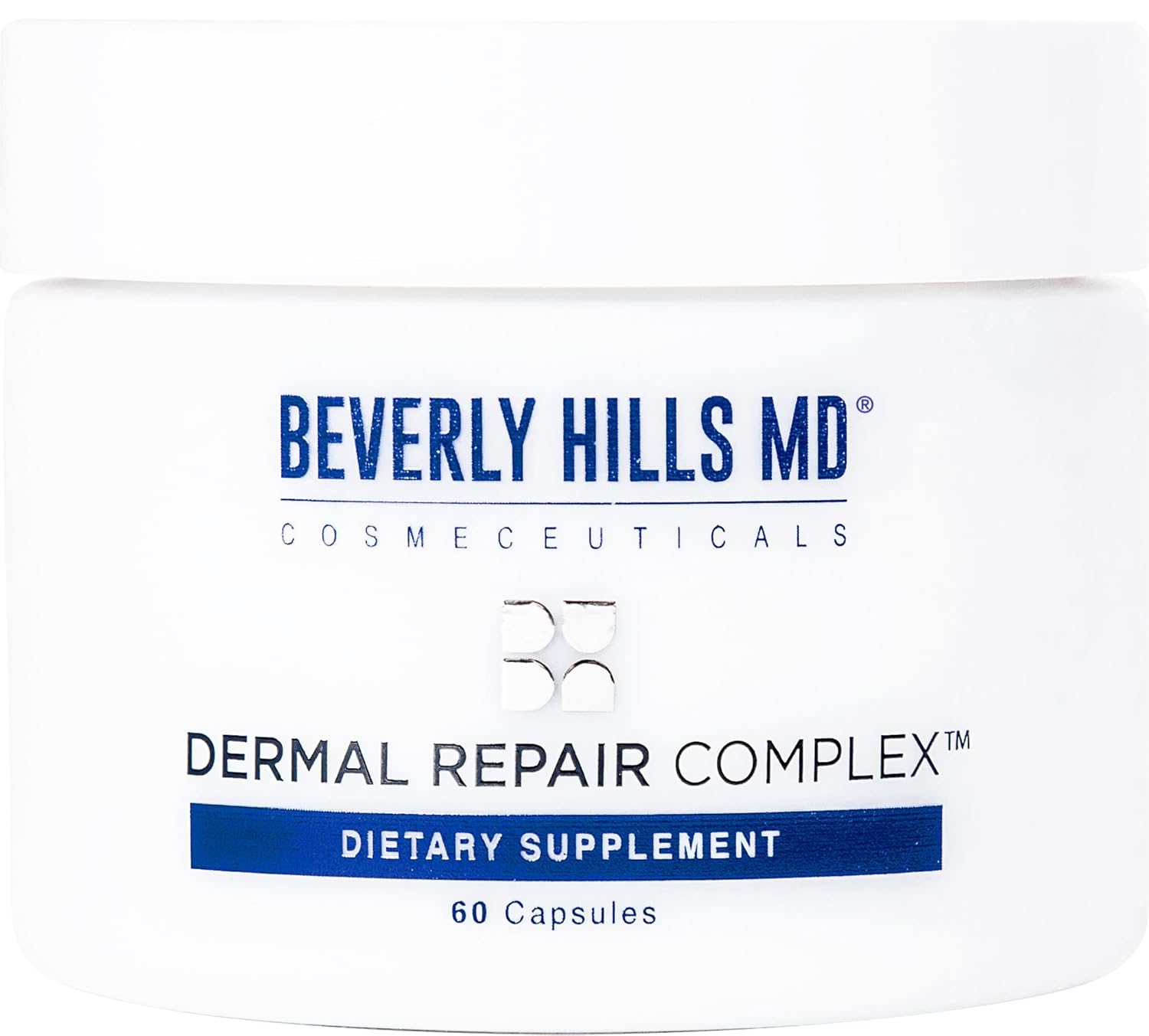 Dermal Repair Anti-Aging Supplement – Hyaluronic Acid, Collagen, Vitamins for Smooth, Plump Skin