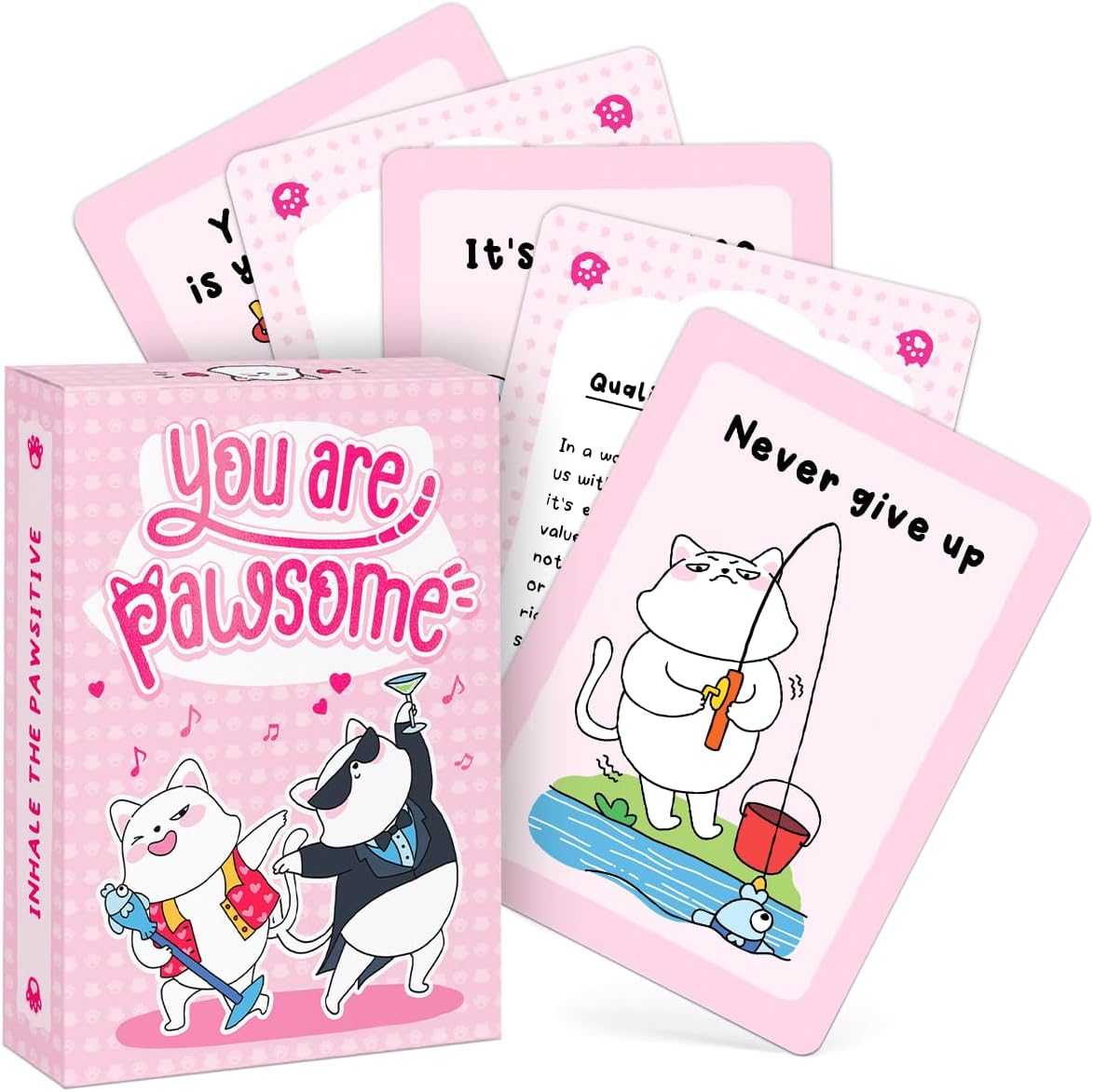 You are Pawsome Oracle Card Decks for Adults Teens Cat Inspiration Motivational