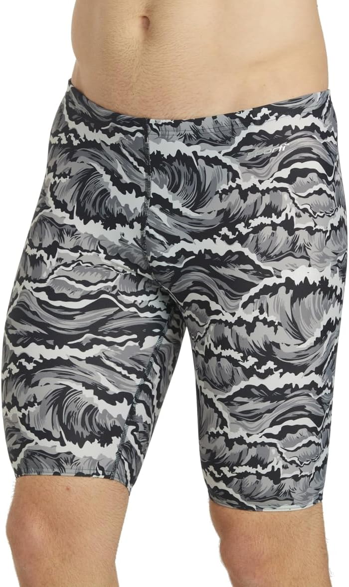 Sporti New Waves Jammer Swimsuit – Black – 28