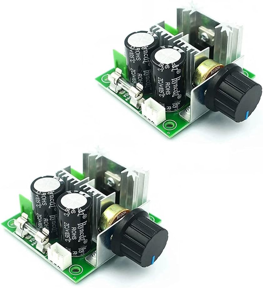 2pcs PWM DC Motor Speed Controller Pump stepless Variable Speed Adjustment Switch Module high Efficiency 12V-40V 10A