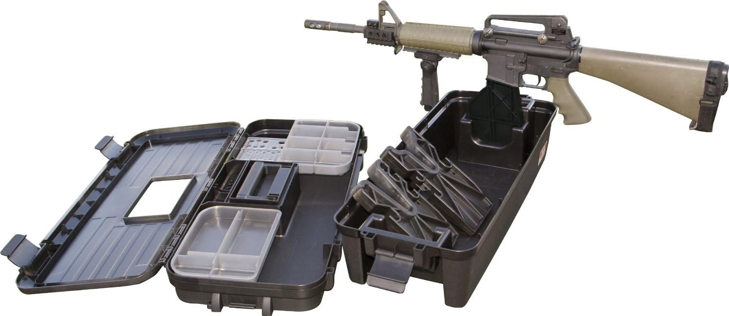 MTM TRB-40 Tactical Range Box,Black, 24.6″ long x 11.3″ wide x 8.3″ high