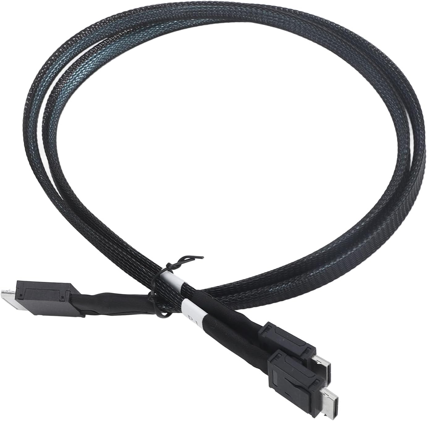 GOWENIC SFF 8611 8i to 2xSFF 8611 4i Cable, 16Gbps SAS 3.0 4.0 SATA 3.0 PCIe 4.0 Data Active Cable, for PCI E Expansion Cards, Data Center Servers