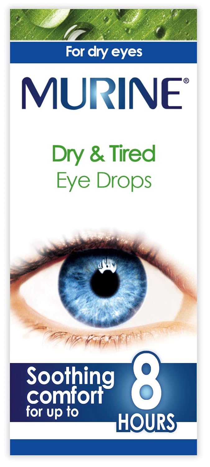 Murine Dy & Tired Eye Drops to Help Refresh and Relieve The Feeling of Tired and Dry Eyes, 15 ml