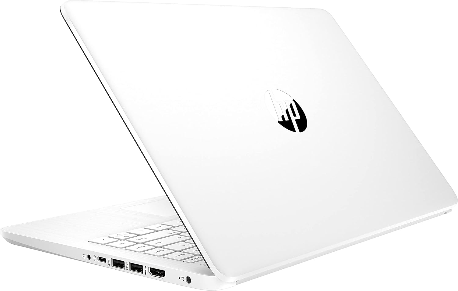 HP Stream 14inch HD Display, Intel Celeron Dual-Core Processor, 16GB DDR4 Memory, 128GB Storage (64GB eMMC+64GB Card),WiFi,Webcam,Bluetooth,1-Year Microsoft 365, Win11 S, Snow White, TGCD Bundle