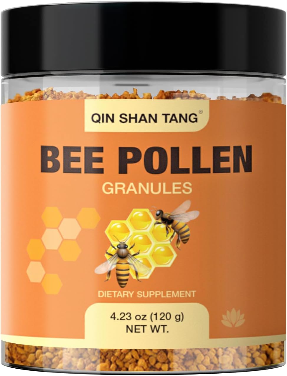 Bee Pollen Granules – Natural Superfood Supplement, Rich in Proteins, Vitamins, Minerals, for Immune Support, Energy Boost, and Digestive Wellness (120g)