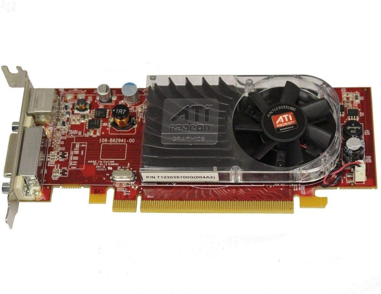 ATI Radeon HD 3450 256MB DDR2 PCI Express (PCI-E) DMS-59 Low Profile Video Card w/TV-Out & DMS-59 Cable