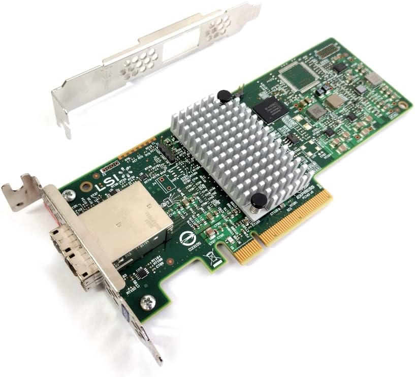 LSI SAS 9300-8e 8-Port External 12Gb/s HBA Card IT Mode, StorageTekPro Flashed for ZFS FreeNAS unRAID