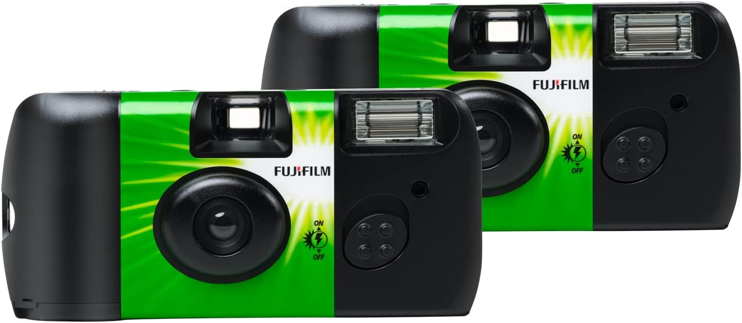 Fujifilm QuickSnap Flash 400 One-Time-Use Camera – 2 Pack