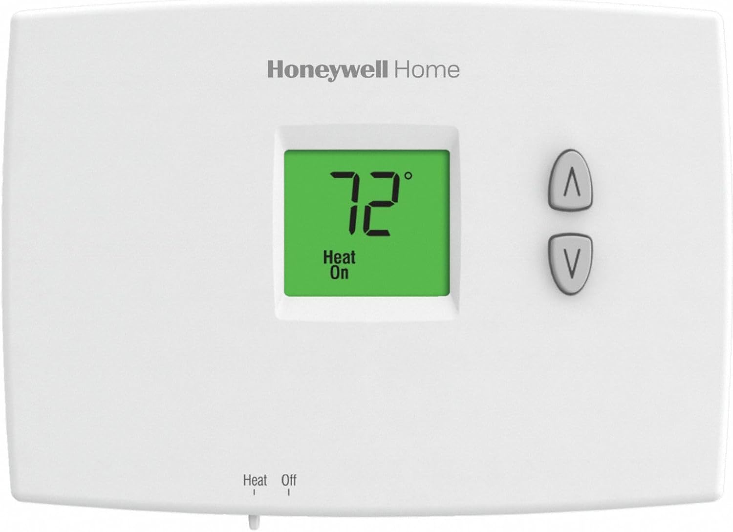 Honeywell TH1100DH1004 Horizontal PRO 1000 Non-Programmable Thermostat Heat Only Dual Powered Backlit