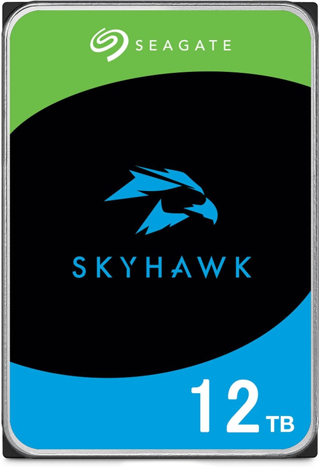 Seagate Skyhawk 12TB Video Internal Hard Drive HDD-3.5 Inch SATA 6Gb/s 7200PRM 256MB Cache for DVR NVR Security Camera System with Rescue Services (ST12000VX0017) (Renewed)