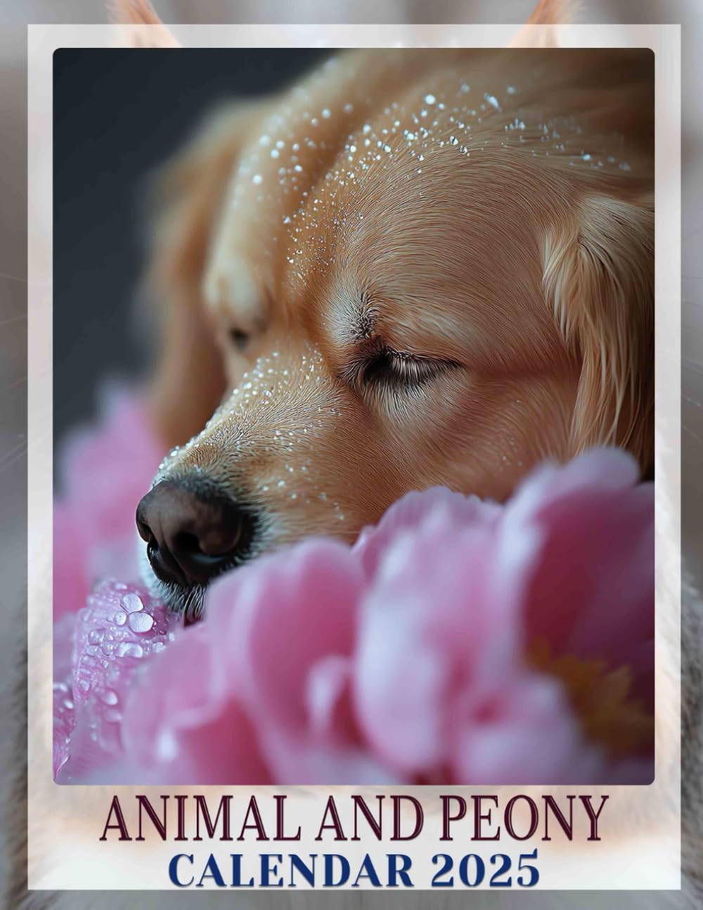 Animal and Peony Calendar 2025: Enjoy a Year of Beautiful Animal Encounters with Stunning Peony Blossoms, Perfect for Organizing Your Schedule