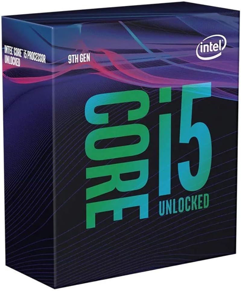 Intel Core i5-9600K Desktop Processor 6 Cores up to 4.6 GHz Turbo unlocked LGA1151 300 Series 95W