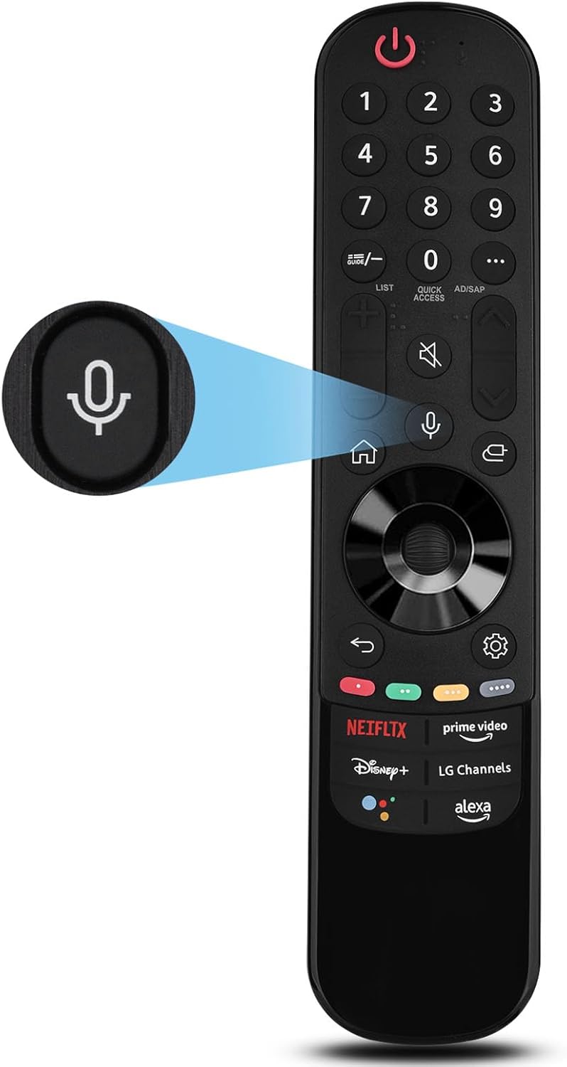 for LG TV Remote Control,Compatible for LG Smart TV,Magic Remote AN-MR22GA/22GN/21GA with Voice and Pointer Function,Compatible for 2022-2019,OLED,QNED,NANOCell,4K,8K etc.AKB76039902