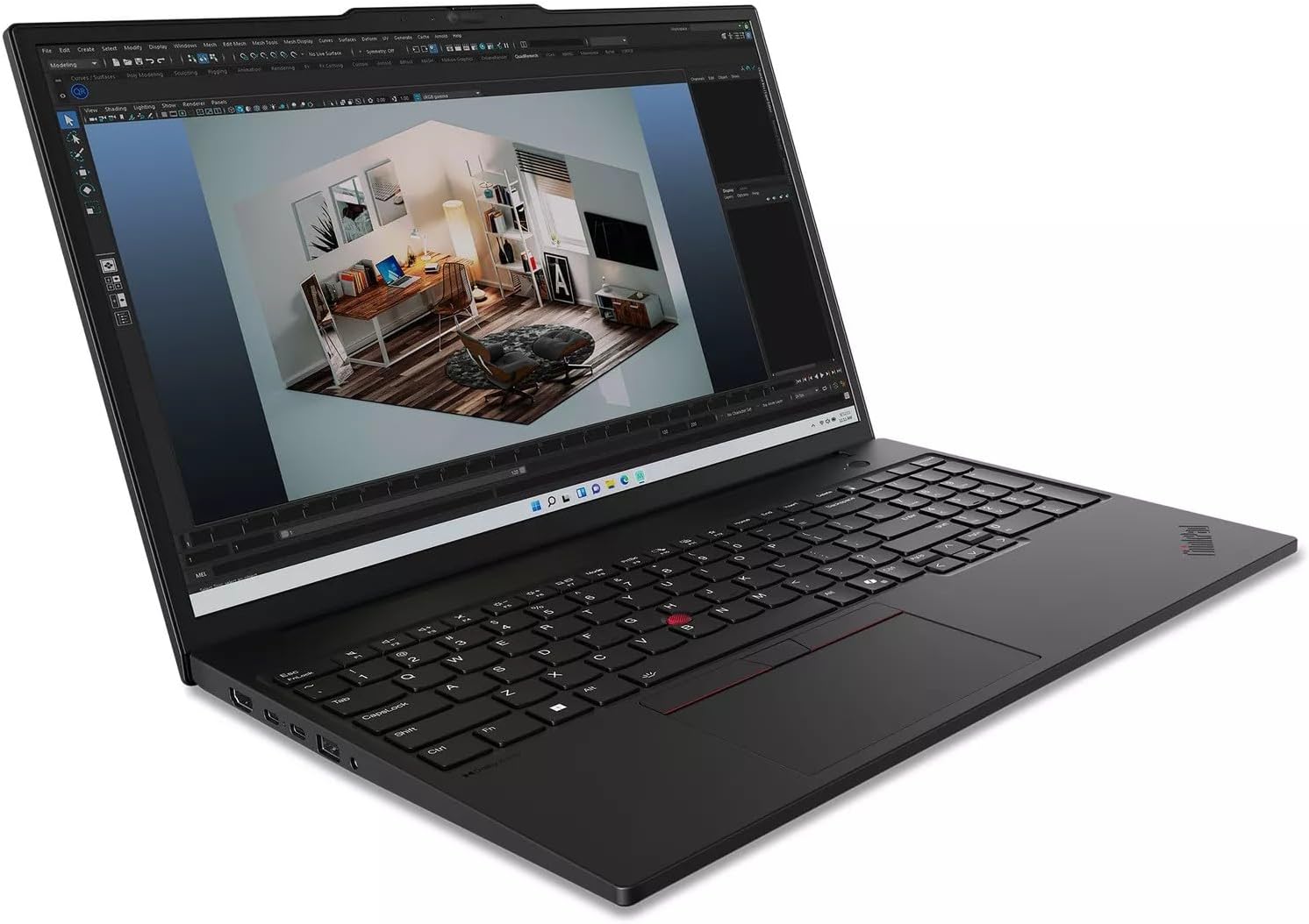 Lenovo ThinkPad P16s Gen 3 Intel Core Ultra 7 155H, 16C, 16″ WQUXGA (3840 x 2400), OLED Non-Touch, 64GB RAM DDR5, 1 TB SSD, NVIDIA RTX 500 Ada Backlit KYB, Fingerprint Reader, Windows 11 Pro