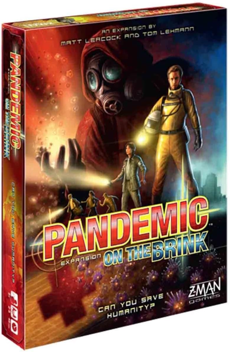 Pandemic on the Brink Board Game EXPANSION – Face New Challenges and Save Humanity! Cooperative Strategy Game for Kids and Adults, Ages 8+, 2-5 Players, 45 Minute Playtime, Made by Z-Man Games