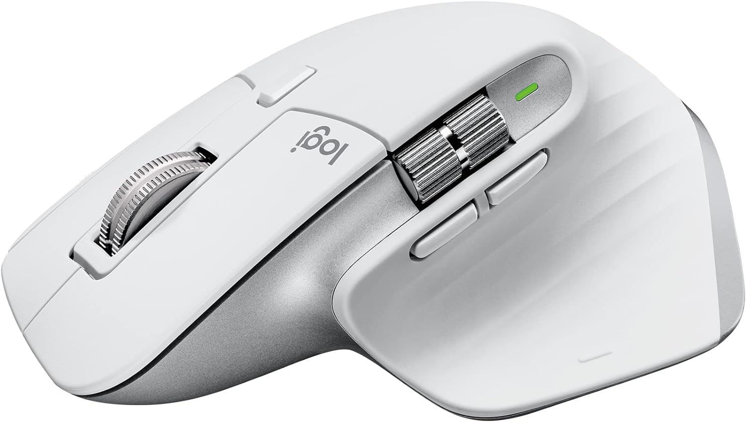 Logitech MX Master 3S for Mac – Wireless Bluetooth Mouse with Ultra-Fast Scrolling, Ergo, 8K DPI, Quiet Clicks, Track on Glass, Customization, USB-C, Apple, iPad – Pale Grey