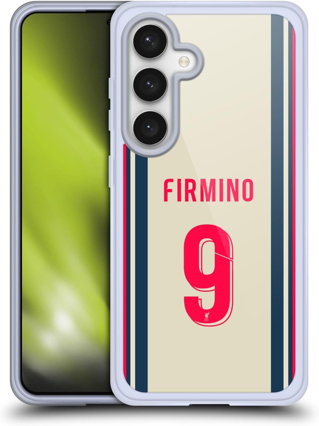 Head Case Designs Officially Licensed Liverpool Football Club Roberto Firmino 2021/22 Players Away Kit Group 1 Soft Gel Case Compatible with Samsung Galaxy S24 5G