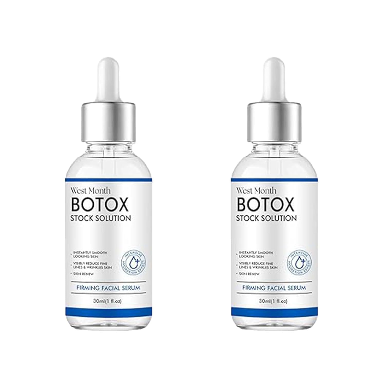 WEST MONTH Botox Firming Facial Serum,Anti-Aging Serum,Reduce Fine Lines,Wrinkles,Plump Skin (2pcs)