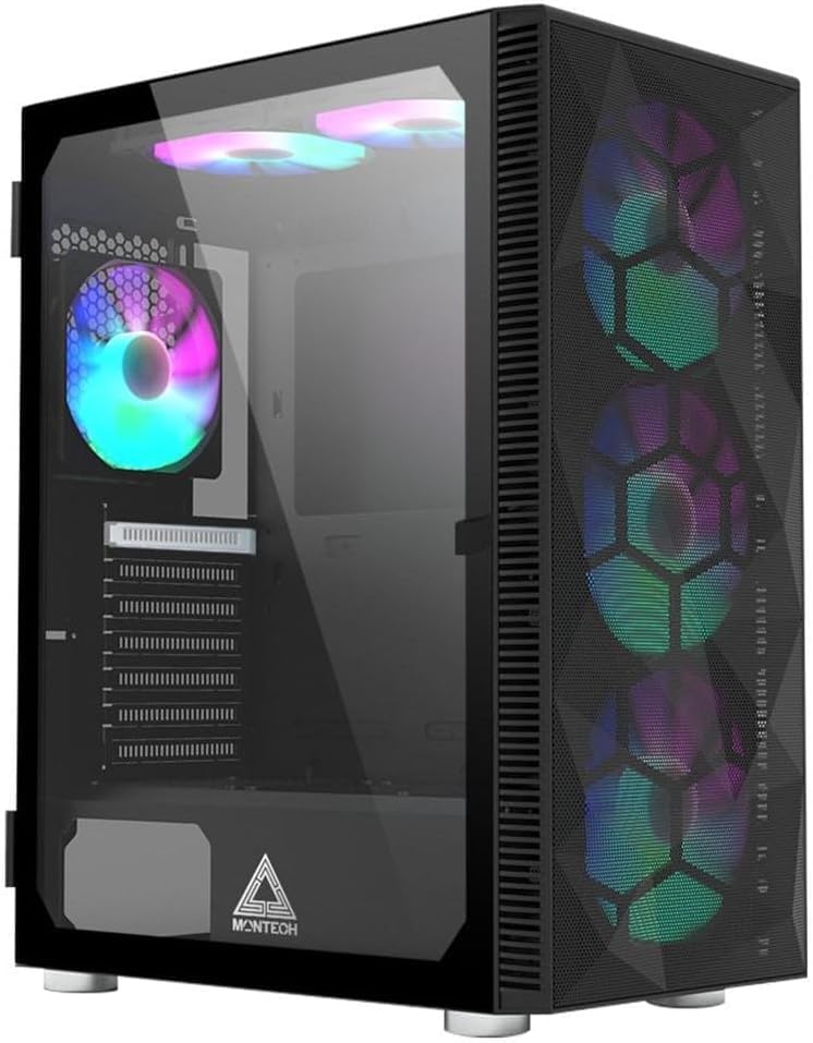 Gaming PC – RYZEN 5600X 3.7GHz, RTX 4060 Ti 8GB, 32GB RAM, 1TB NVMe SSD, 600w PSU, WiFi+Bluetooth, Win 11 Pro