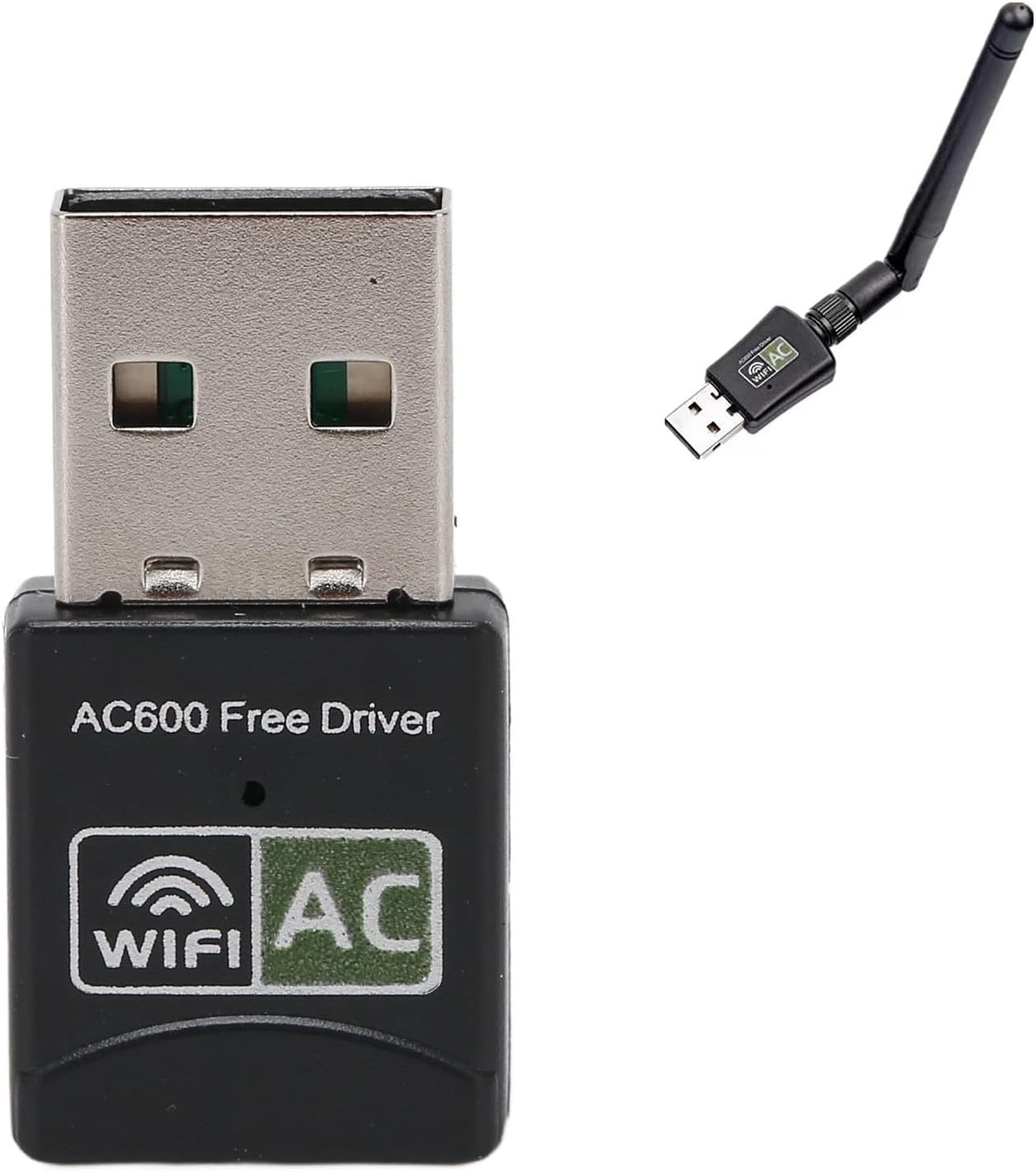 USB Wi Fi Adapter, 600Mbps Dual Band 2.4G 5.8G Network Adapter, USB Wi Fi Adapter for Laptop Desktop PC, Support AP Mode IEEE 802.11g