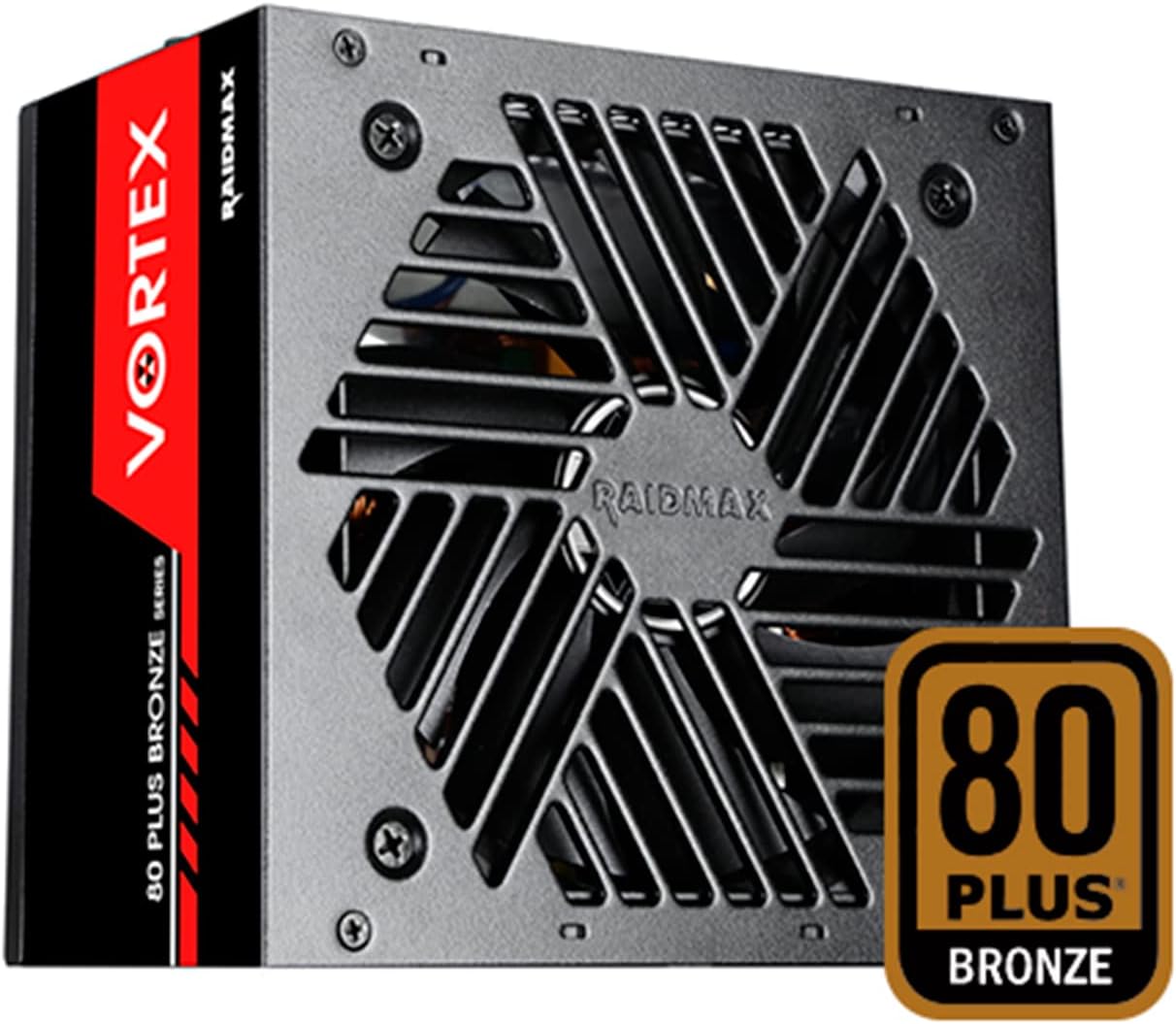 RAIDMAX Vortex 500/600/700/800watts 80+ Certified Standard and Bronze and Gold ATX Power Supply, Continuous Power with 120mm Quiet Fan, ATX 12V V2.3/EPS 12V Active PFC Power Supply (700, Watts)