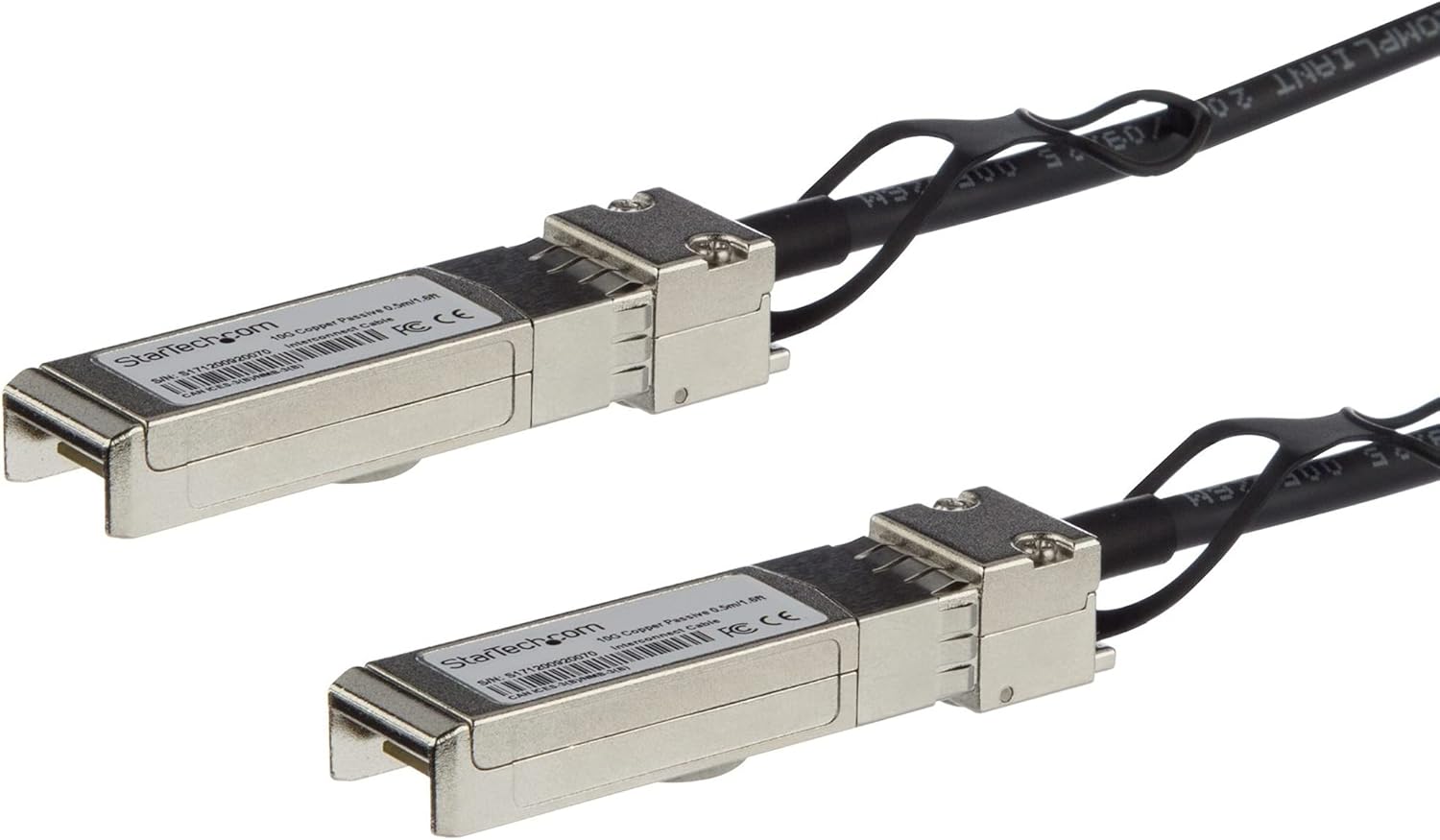 StarTech.com Cisco SFP-H10GB-CU1-5M Compatible 1.5m 10G SFP+ to SFP+ DAC Twinax – 10GbE SFP+ Copper DAC 10Gbps Low Power Passive Transceiver Module DAC Firepower ASR9000 (SFPH10GBCU15)