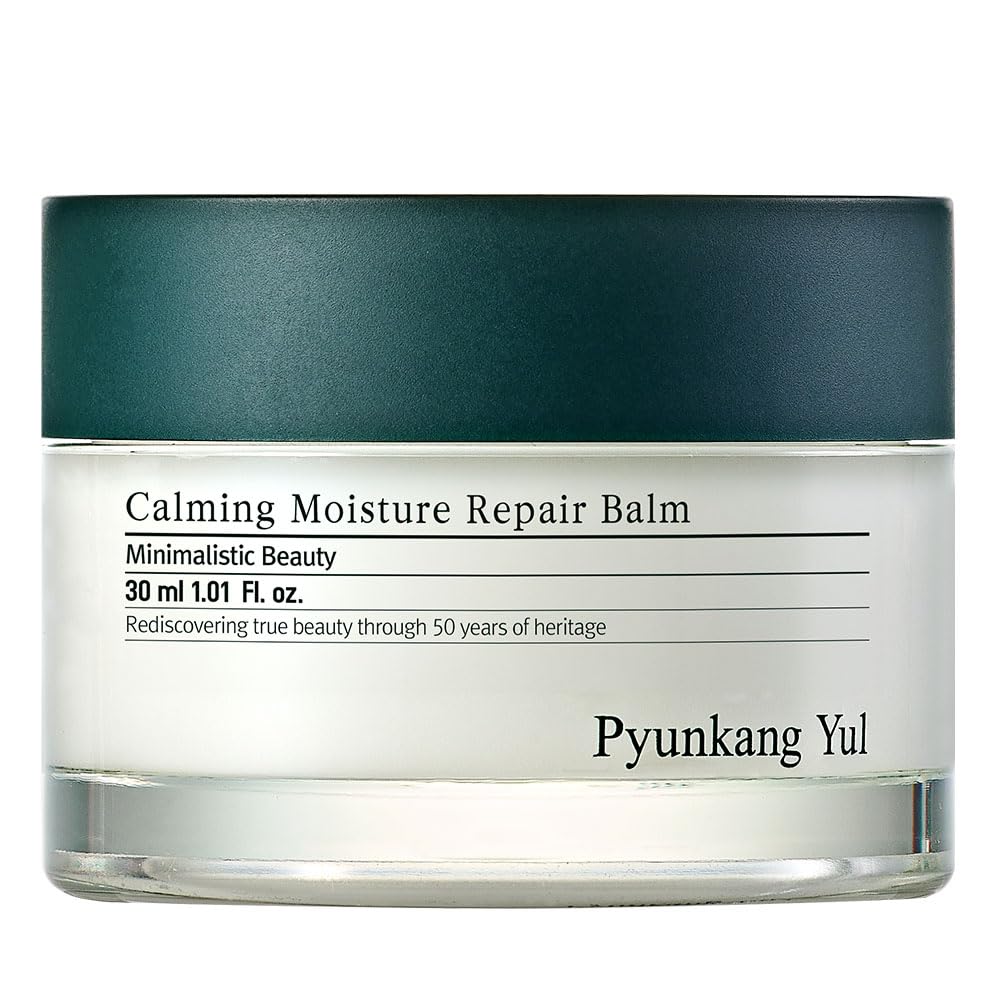 Pyunkang Yul [PKY] Calming Moisture Repair Balm Instantly Calms Sensitive Skin, Face Moisturizer with Deep and Rich Nourishment, Vegan, Korean Skincare (1.01 Fl.Oz, 30ml)