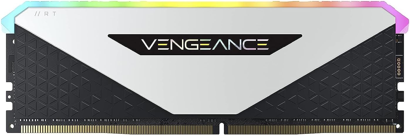 CORSAIR VENGEANCE RGB RT 32GB (2x16GB) DDR4 3600 (PC4-28800) C18 1.35V Desktop Memory