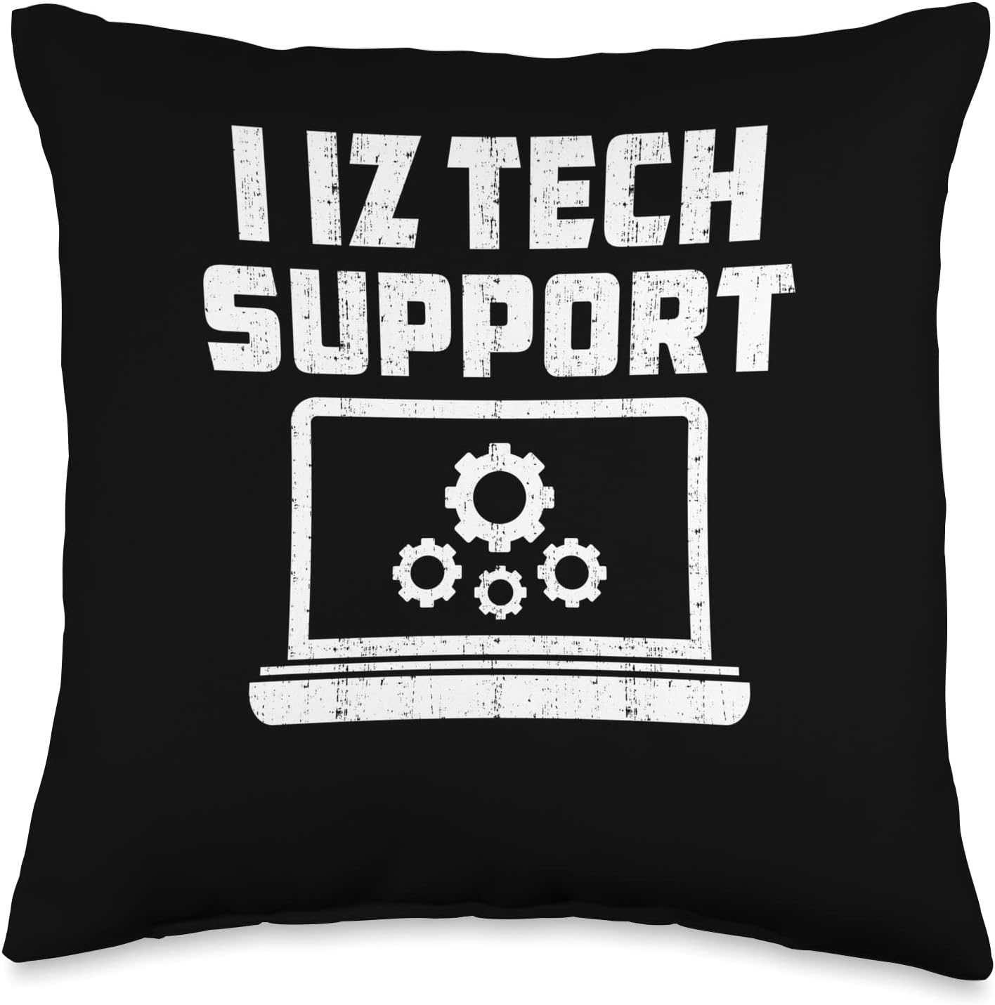 Technical Support Expert Professional IT Worker Tech Savvy Throw Pillow, 16×16, Multicolor