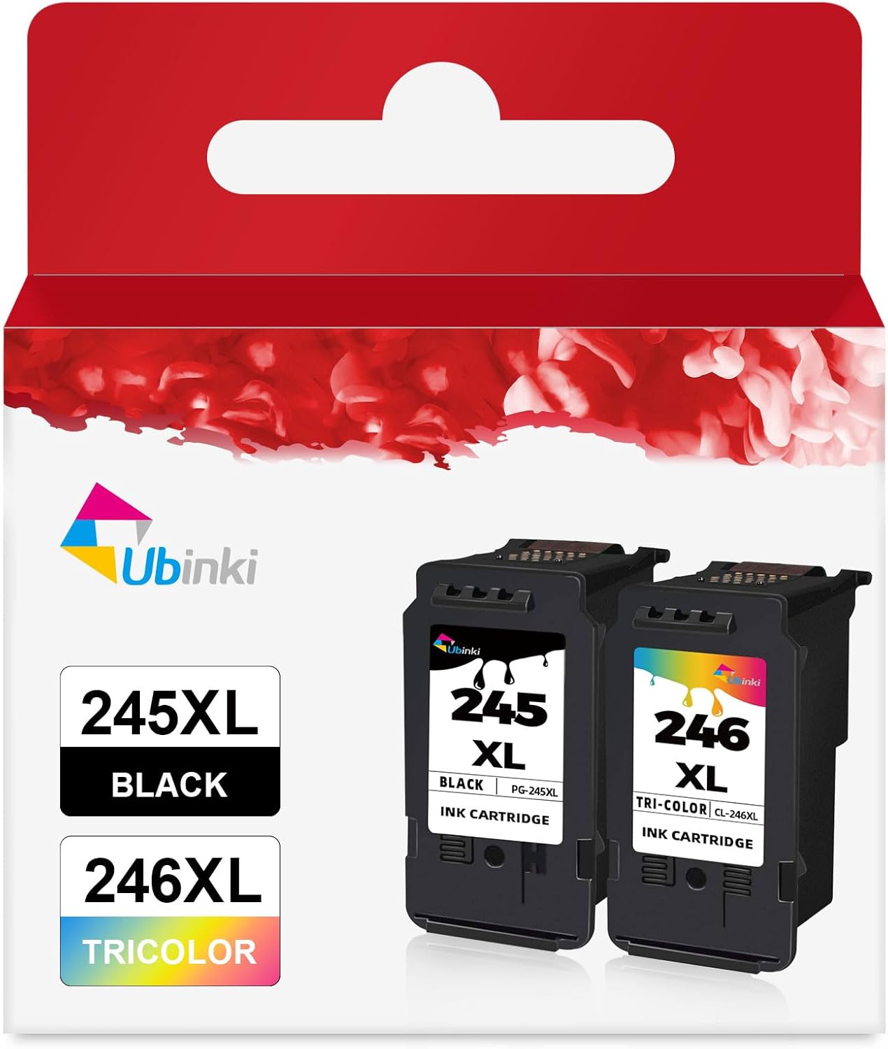 245XL 246XL Combo Pack Compatible for Canon Ink 245 and 246 XL to TR4500 MX490 MG2522 MX492 TR4520 TS3322 TR4522 TS3122 TS3300 MG2522 TS3320 TS3100 Printer Ink Cartridge PG245 CL246 243XL 244XL